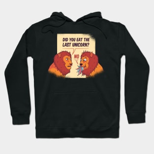 Lion Unicorn Humor Hoodie